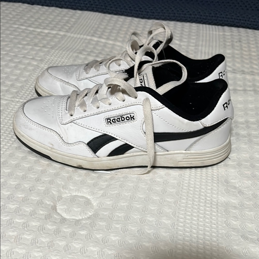 Reebok White and Black Sneakers